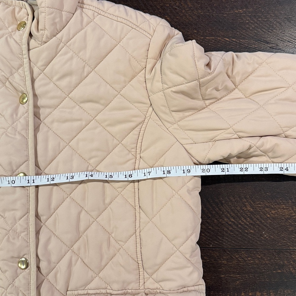 J.Crew Diamond Quilted Field Jacket Beige Small - Picture 4 of 8